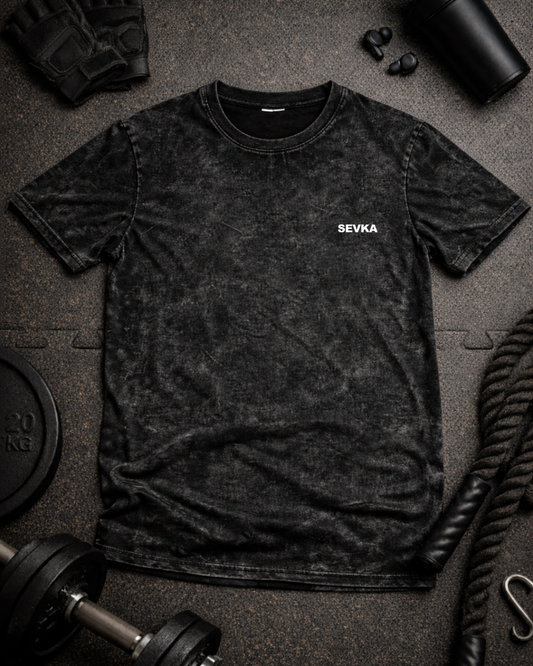 Conquer Your Demons — Oversized Acid Wash Tee